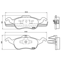 Plăcuțe de frână Brembo P 24 046 față/ Disk photo 4