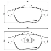Plăcuțe de frână Brembo P 68 032 față/ Disk photo 4
