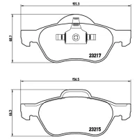 Plăcuțe de frână Brembo P 68 048 față/ Disk photo 4