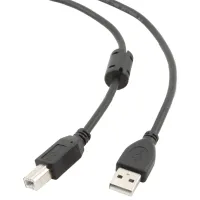 Cablu de date Cablexpert USB Type-A + USB Type-B 1.8 m/ Black photo 2