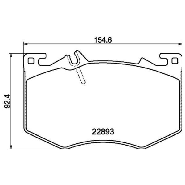 Тормозные колодки Textar 2289301 передние/ Дисковые photo 2 Тормозные колодки Textar 2289301 передние/ Дисковые photo 2