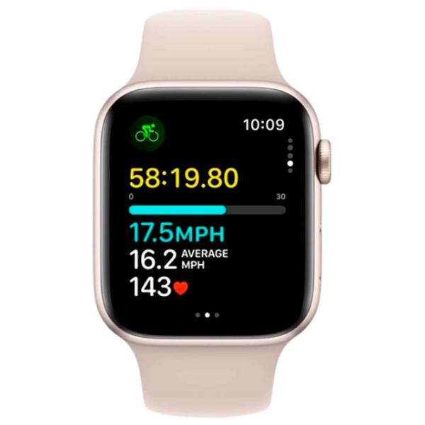Умные часы Apple Watch SE 2023 1.57"/ 40 мм/ Starlight - Starlight Sport/ MR9U3QI/ A photo 3 Умные часы Apple Watch SE 2023 1.57"/ 40 мм/ Starlight - Starlight Sport/ MR9U3QI/ A photo 3