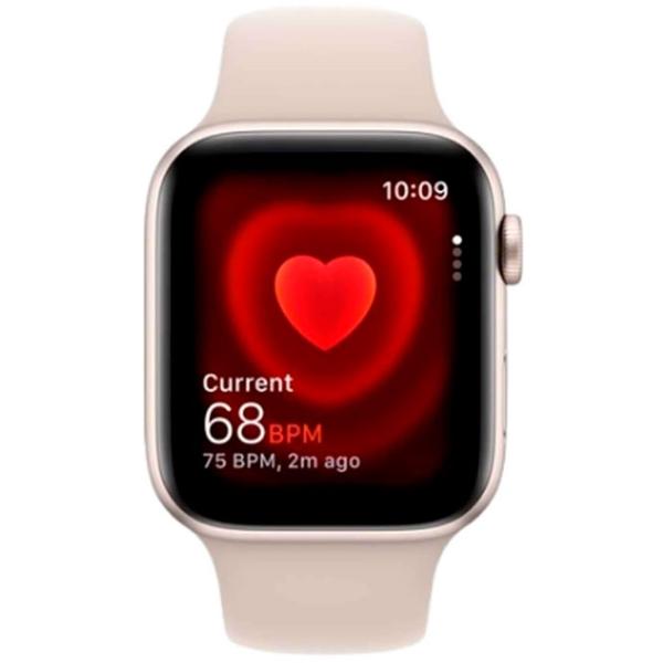 Умные часы Apple Watch SE 2023 1.57"/ 40 мм/ Starlight - Starlight Sport/ MR9U3QI/ A photo 4 Умные часы Apple Watch SE 2023 1.57"/ 40 мм/ Starlight - Starlight Sport/ MR9U3QI/ A photo 4