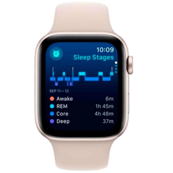 Умные часы Apple Watch SE 2023 1.57"/ 40 мм/ Starlight - Starlight Sport/ MR9U3QI/ A photo 5 Умные часы Apple Watch SE 2023 1.57"/ 40 мм/ Starlight - Starlight Sport/ MR9U3QI/ A photo 5