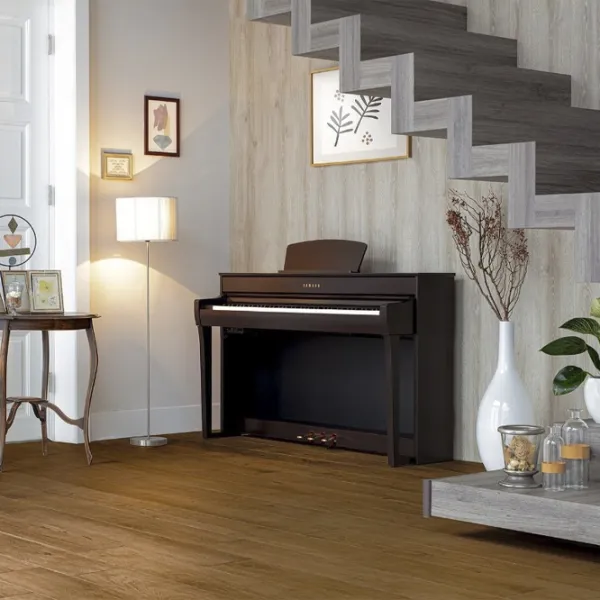 Цифровой пиан Yamaha CLP-735R Акустический / 88 клавиш / Split / Красный photo 4