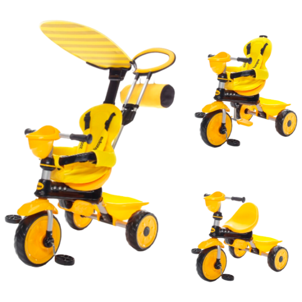 Triciclu Zopa ZooGo 22 kg/ Yellow photo 3