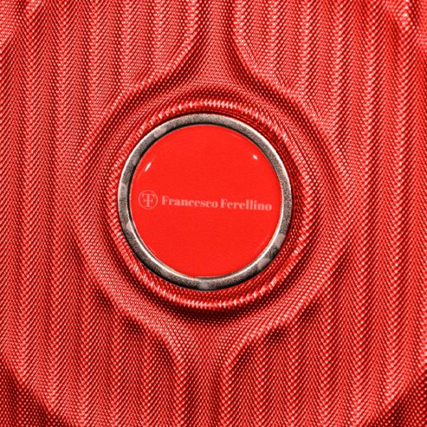 Valiză Francesco Ferellino Fossette 44l/ Red photo 3