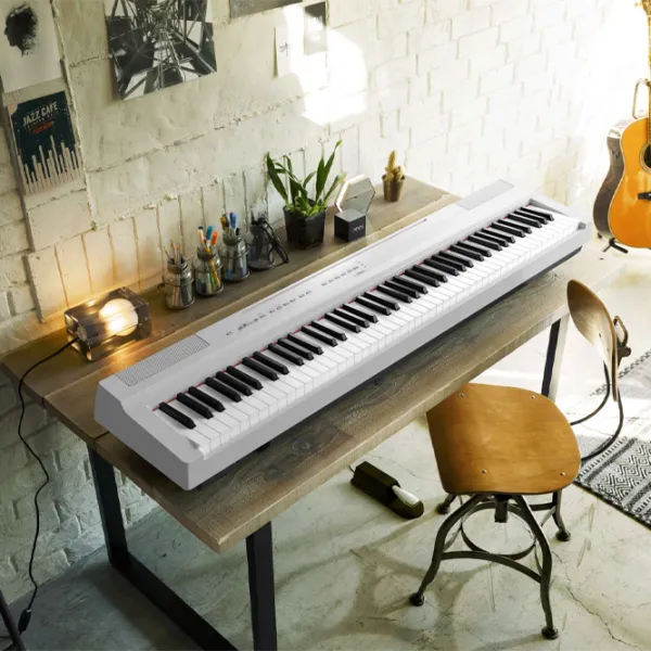 Цифровой пиан Yamaha P-125AWH Акустический / 88 клавиш / Split / Белый photo 3