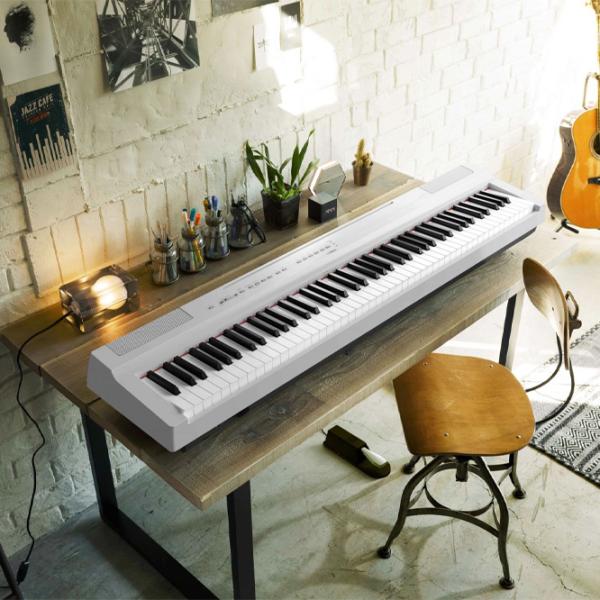 Цифровой пиан Yamaha P-125AWH Акустический / 88 клавиш / Split / Белый photo 3