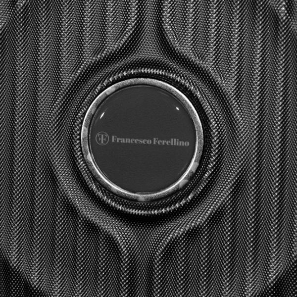Valiză Francesco Ferellino Fossette 102 l/ Black photo 6