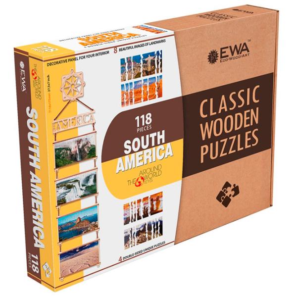 Пазл 2D Ewa Toys South America 14+/ Количество деталей: 118 photo 3 Пазл 2D Ewa Toys South America 14+/ Количество деталей: 118 photo 3