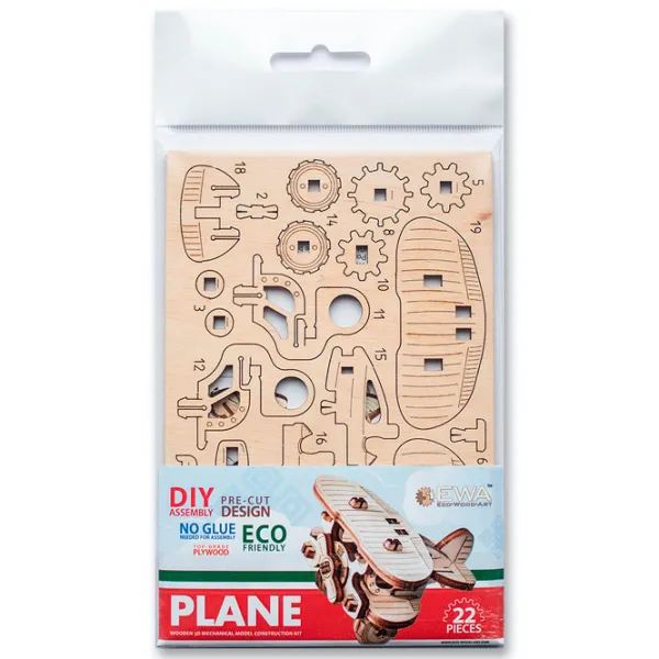 Пазл 3D Ewa Toys Plane Количество деталей: 22 photo 6