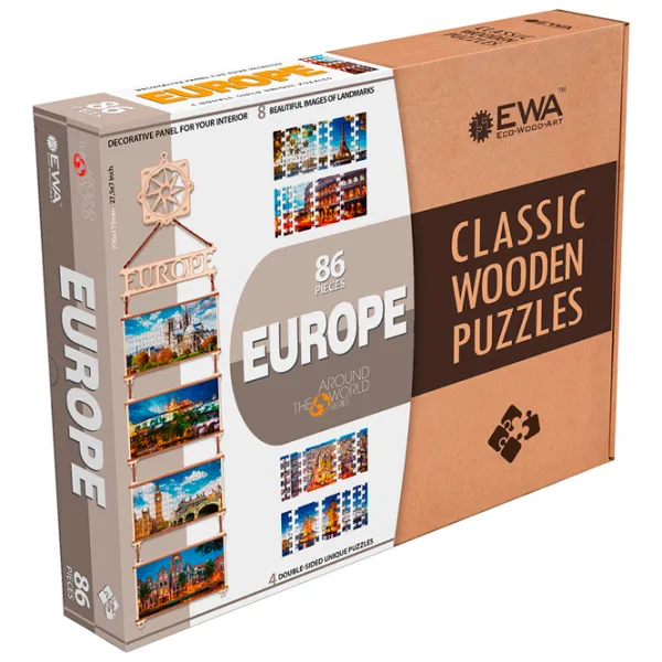 Пазл 2D Ewa Toys Europe 8+/ Количество деталей: 86 photo 3