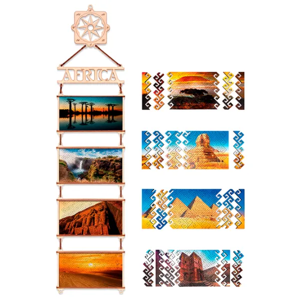 Puzzle 2D Ewa Toys Africa 8+/ Numărul de piese: 86 photo 2