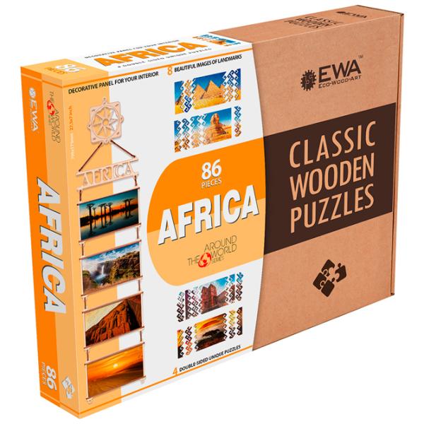 Puzzle 2D Ewa Toys Africa 8+/ Numărul de piese: 86 photo 3