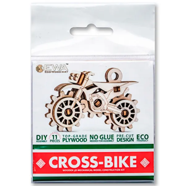 Пазл 3D Ewa Toys Crossbike 10+/ Количество деталей: 11 photo 2