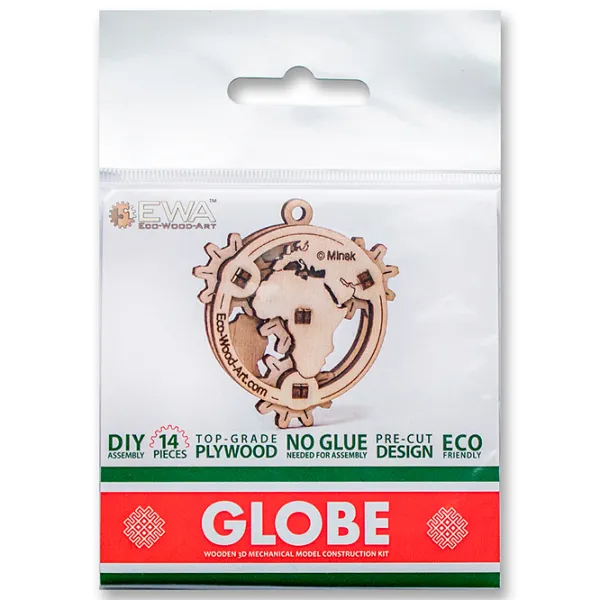 Пазл 3D Ewa Toys Globe Количество деталей: 14 photo 2