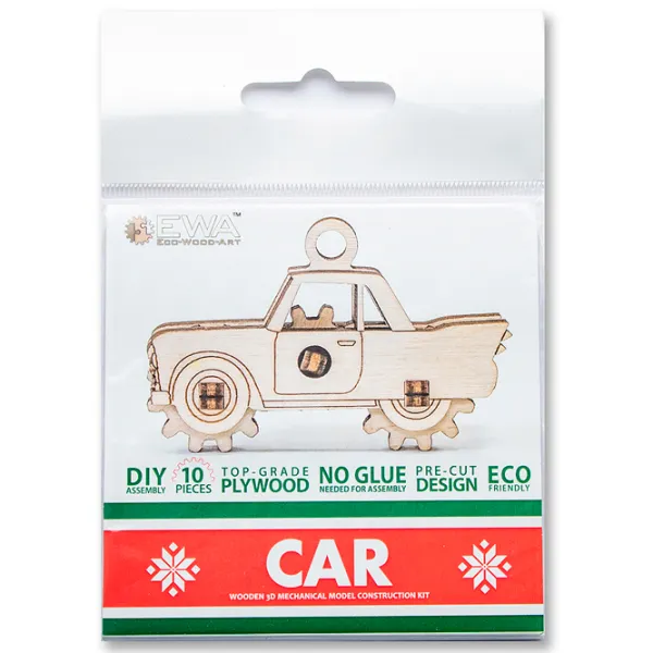 Пазл 3D Ewa Toys Car 10+/ Количество деталей: 10 photo 2