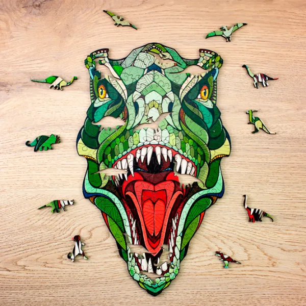 Пазл 2D Ewa Toys T-Rex S Количество деталей: 80 photo 2