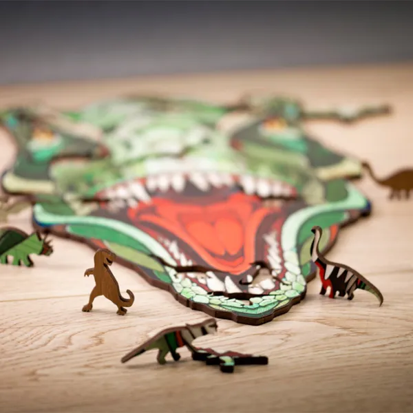 Пазл 2D Ewa Toys T-Rex S Количество деталей: 80 photo 3