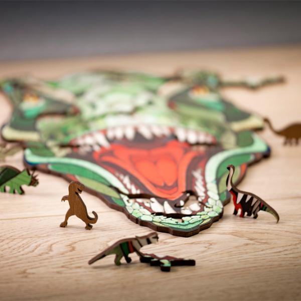 Пазл 2D Ewa Toys T-Rex S Количество деталей: 80 photo 3