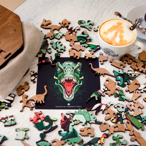 Пазл 2D Ewa Toys T-Rex S Количество деталей: 80 photo 4