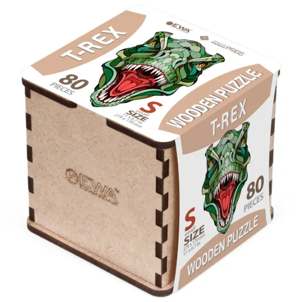 Пазл 2D Ewa Toys T-Rex S Количество деталей: 80 photo 5