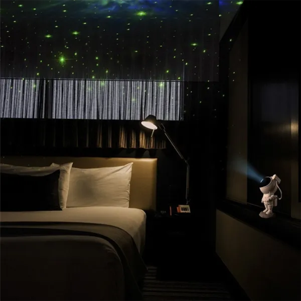 Проектор звезд Starry Sky Astronaut Galaxy Черный Белый photo 8