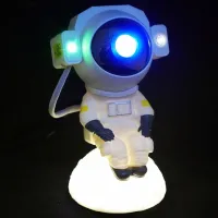 Proiector de stele Starry Sky Astronaut Moon Black White photo 2