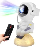 Proiector de stele Starry Sky Astronaut Moon Black White photo 3