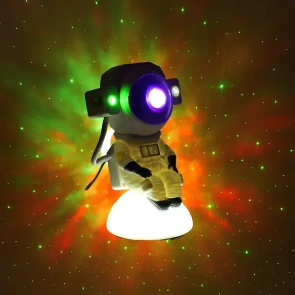 Проектор звезд Starry Sky Astronaut Moon Черный Белый photo 5