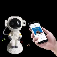 Proiector de stele Starry Sky Astronaut Moon Black White photo 7