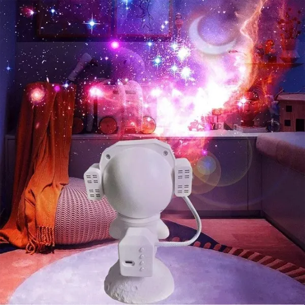 Проектор звезд Starry Sky Astronaut Moon Черный Белый photo 8