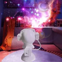 Proiector de stele Starry Sky Astronaut Moon Black White photo 8