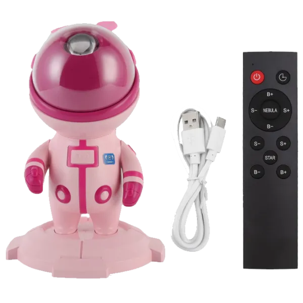 Проектор звезд Starry Sky Astronaut Metaverse Белый Розовый photo 6