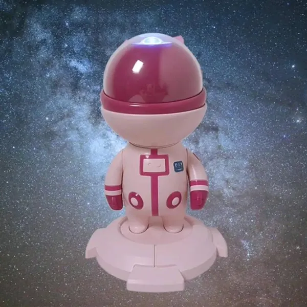 Проектор звезд Starry Sky Astronaut Metaverse Белый Розовый photo 7