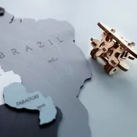 Пазл 2D Ewa Toys World Map S Smoky Dreams 15+/ Количество деталей: 114 photo 5