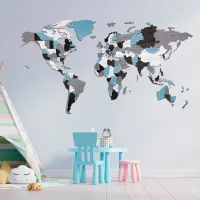 Пазл 2D Ewa Toys World Map S Smoky Dreams 15+/ Количество деталей: 114 photo 7