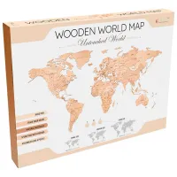 Puzzle 2D Ewa Toys World Map S Untouched World 14+/ Numărul de piese: 114 photo 2