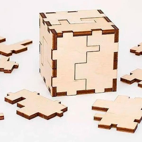 Пазл 3D Ewa Toys Cube 14+/ Количество деталей: 12 photo 2