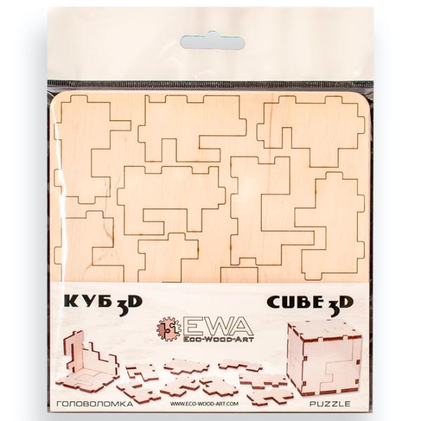 Пазл 3D Ewa Toys Cube 14+/ Количество деталей: 12 photo 3
