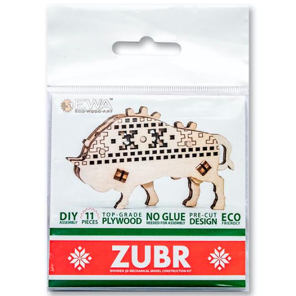 Пазл 3D Ewa Toys Zubr 14+/ Количество деталей: 11 photo 2