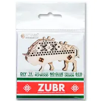 Puzzle 3D Ewa Toys Zubr 14+/ Numărul de piese: 11 photo 2