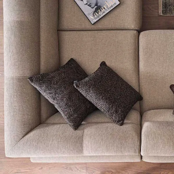 Canapea de colț Dogtas Madrid Right (3120007402) Velvet/ Brown photo 5