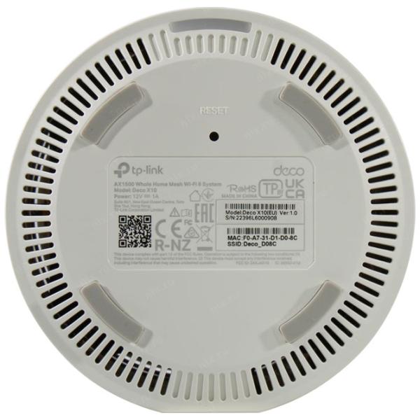 Wi-Fi Роутер TP-Link Deco X10 (2-pack) 300 Мбит/ с/ 1201 Мбит/ с/ Белый photo 4
