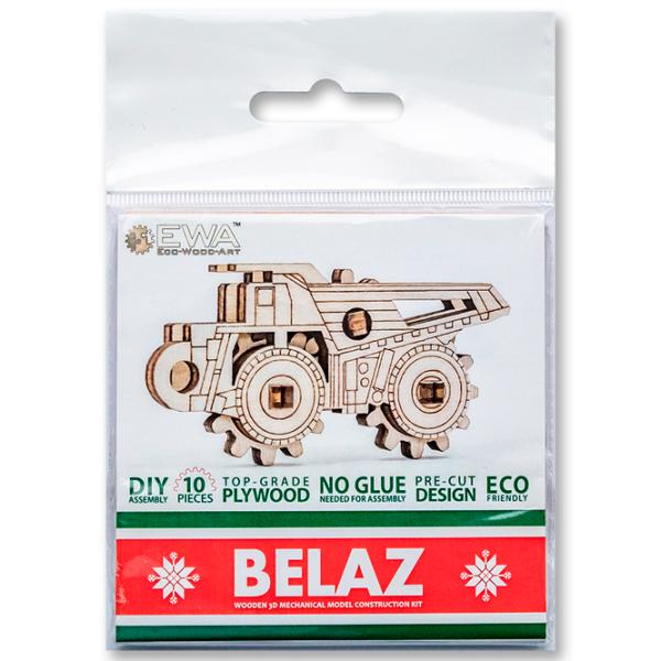 Пазл 3D Ewa Toys Belaz 14+/ Количество деталей: 10 photo 2
