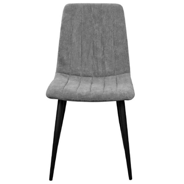 Scaun de bucătărie DecoPrim DC-90 Velvet/ Dark Gray Black photo 2 Scaun de bucătărie DecoPrim DC-90 Velvet/ Dark Gray Black photo 2