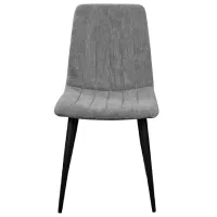 Scaun de bucătărie DecoPrim DC-90 Velvet/ Dark Gray Black photo 2