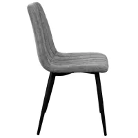 Scaun de bucătărie DecoPrim DC-90 Velvet/ Dark Gray Black photo 3