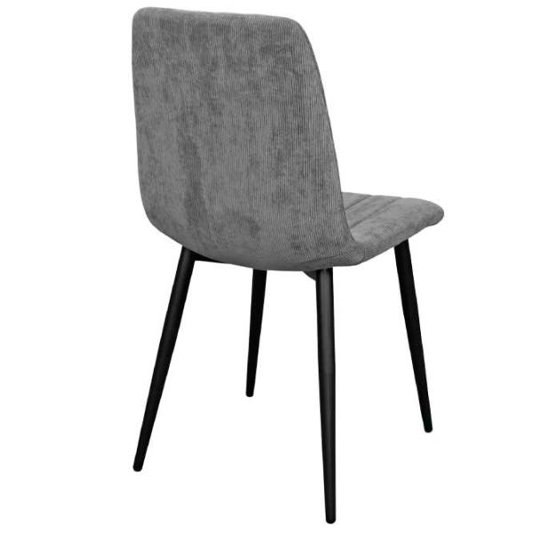 Scaun de bucătărie DecoPrim DC-90 Velvet/ Dark Gray Black photo 4 Scaun de bucătărie DecoPrim DC-90 Velvet/ Dark Gray Black photo 4